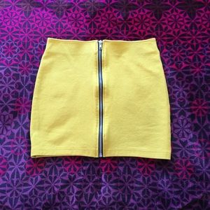 Full Zip Mini Skirt